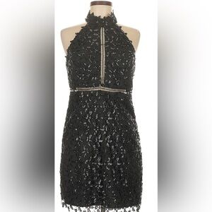Bardot Black Lace Dress